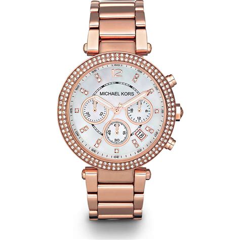 michael kors parker mk5491 ladies watch|Michael Kors parker chronograph rose gold.